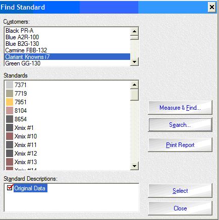 XCM Find Standard