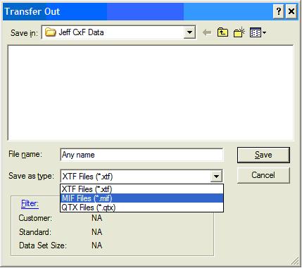 XCM Transfer MIF File