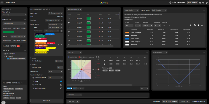 Ink Rite Tool Autura™ Ink Software | Ink Formulation and Quality Control Solution | X ...
