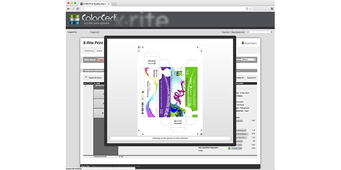 Scorecard Server - Job Preview