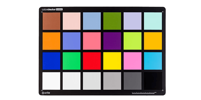 Video Color Chart