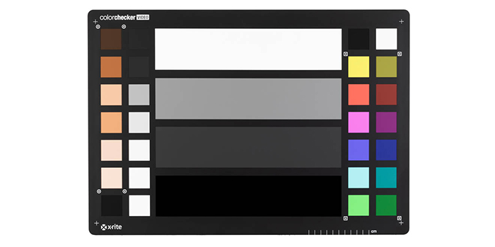 X-Rite Color Checker video