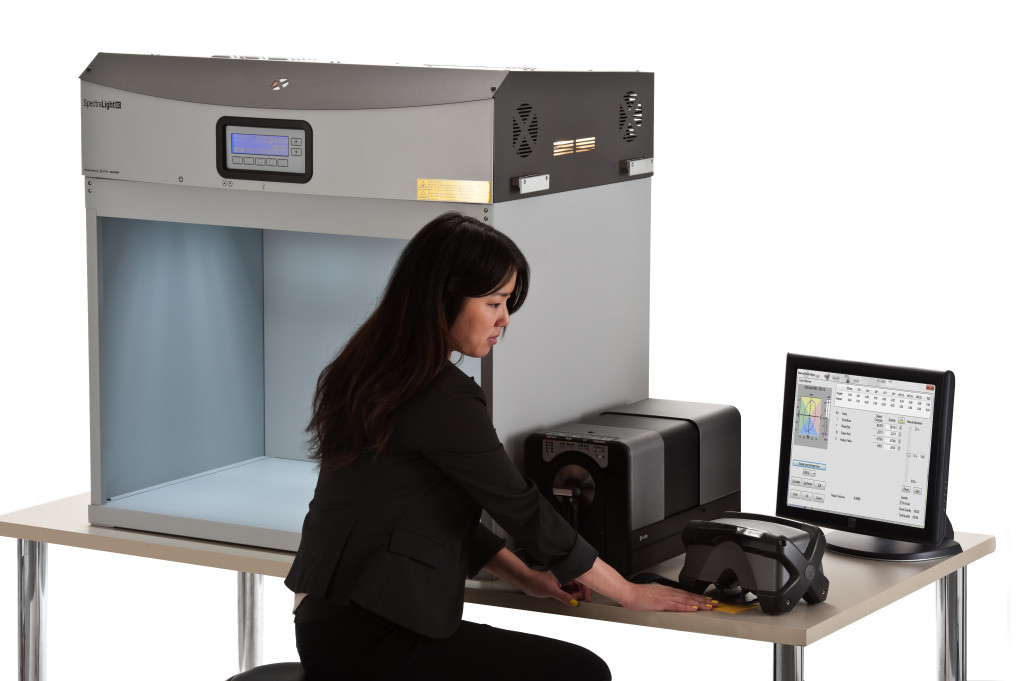 x-rite spectralight quality control light booth