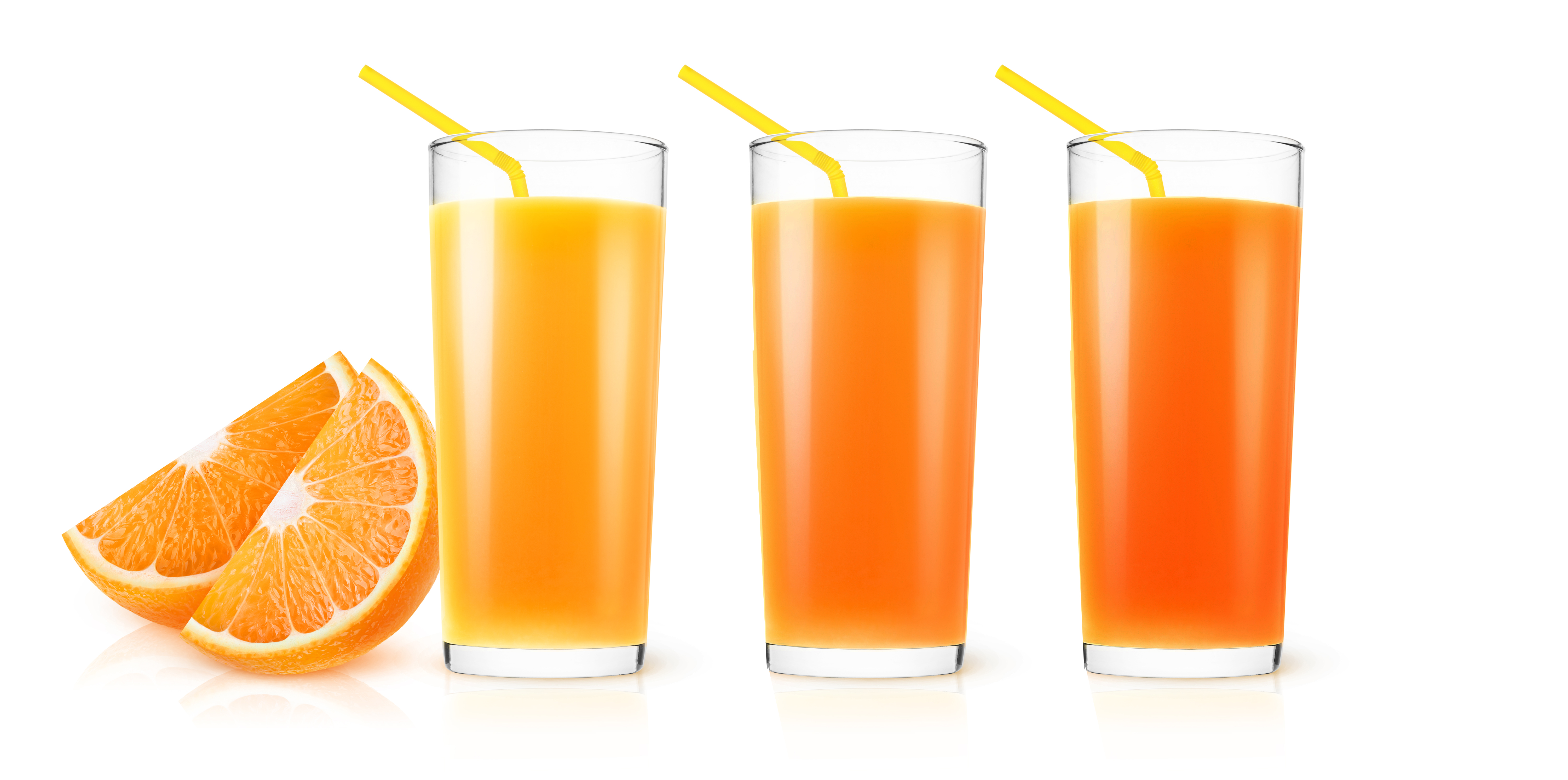 what colour is orange juice