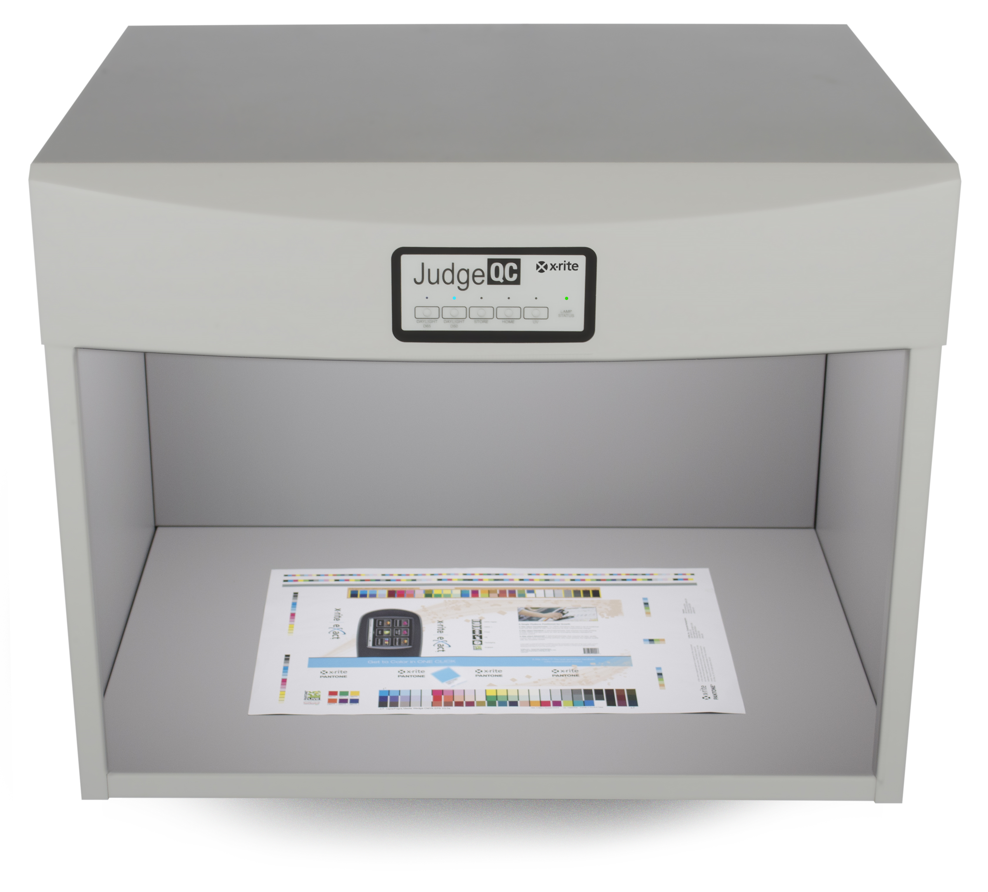 judge qc; xrite; xrite pantone; lightbooth; visual evaluation; assessing color; color standards