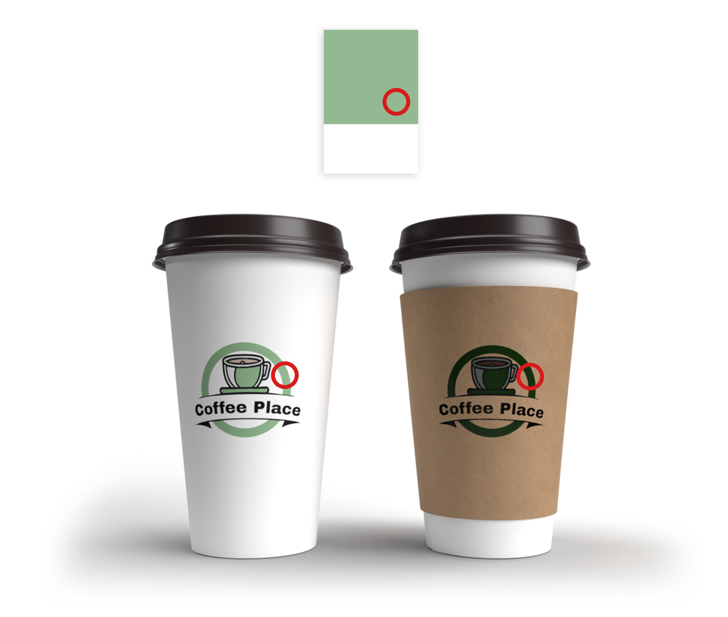 This graphic shows how Pantone 3425 C will appear when printed on both white and brown cardboard. As you can see, the difference is quite noticeable. Is it OK if the green on the white cup doesn’t exactly match the green on the brown thermal cup holder? It’s a balancing act between what’s achievable and what’s acceptable.