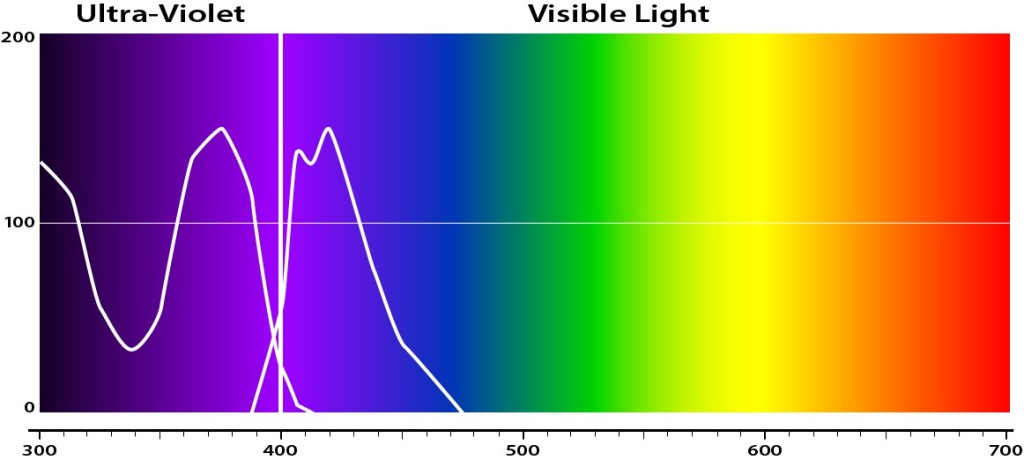 xrite light spectrum chart