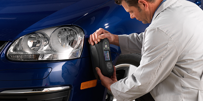 The X-Rite MA98 is a best-in-class multi-angle spectrophotometer, ideal for use when a product incorporates several special paint effects.