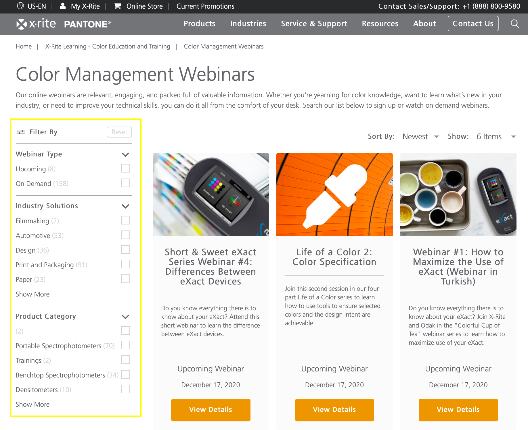 Aprendizaje remoto, soporte y recursos de X-Rite