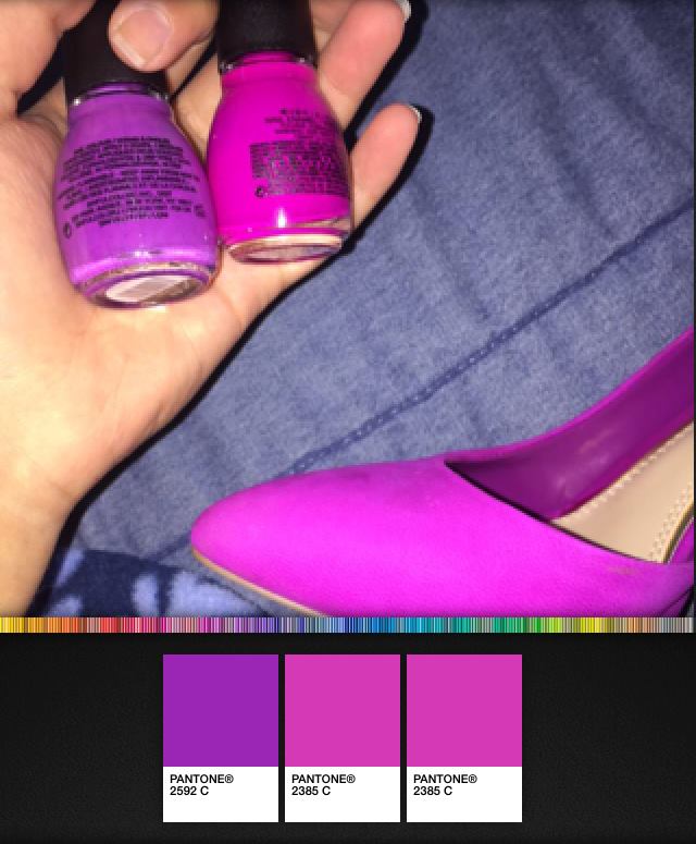dark purple shoe polish