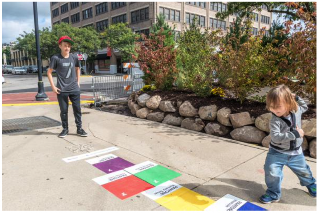 ArtPrize Seven 2015 Pantone Hopscotch; pantone pathways; artprize 2015; artprize HUB