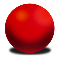 Red ball gradient Royalty Free Vector Image - VectorStock