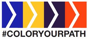 The color for each Pantone Pathway was carefully chosen to highlight the character of its respective neighborhood.