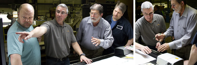 Pressroom training with an X-Rite Color Expert