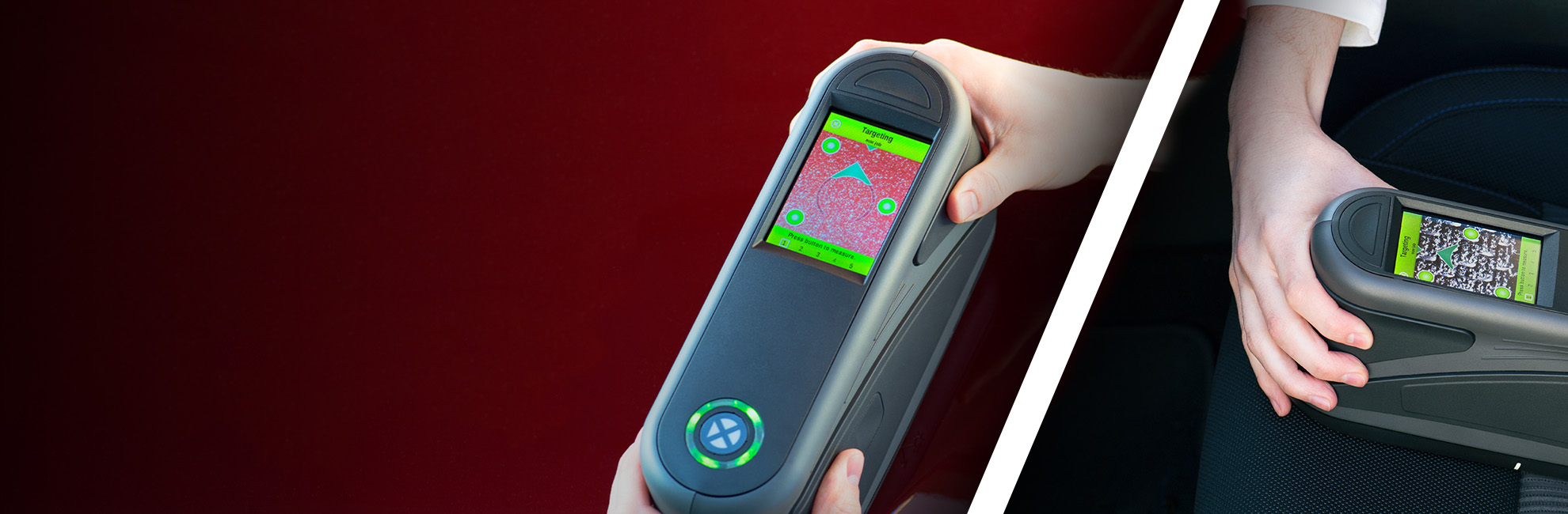 Measuring auto exterior and interior parts with MA-T12