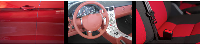 Red Car Interior