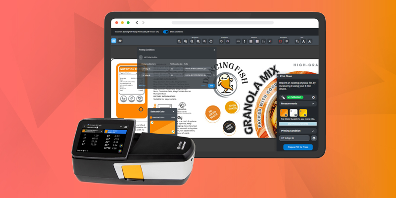 smart color matching for digital print