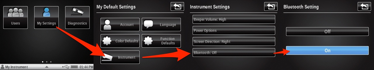 Pairing Bluetooth eXact to Windows