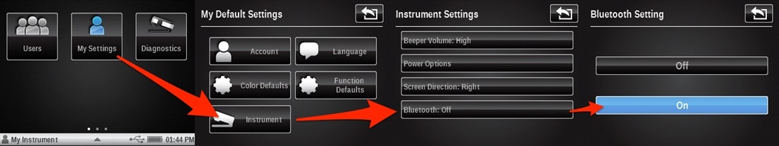 Pairing Bluetooth eXact to Windows