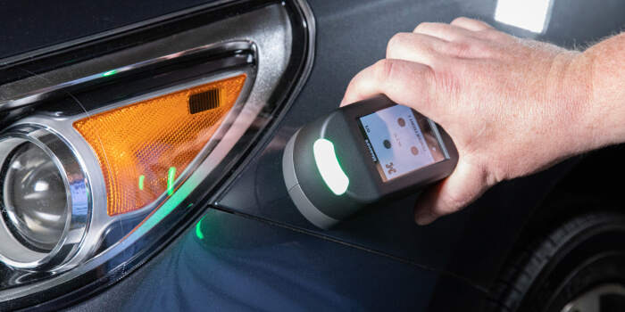 Using the MA-5 QC Multi Angle Spectrophotometer for automotive color measurement