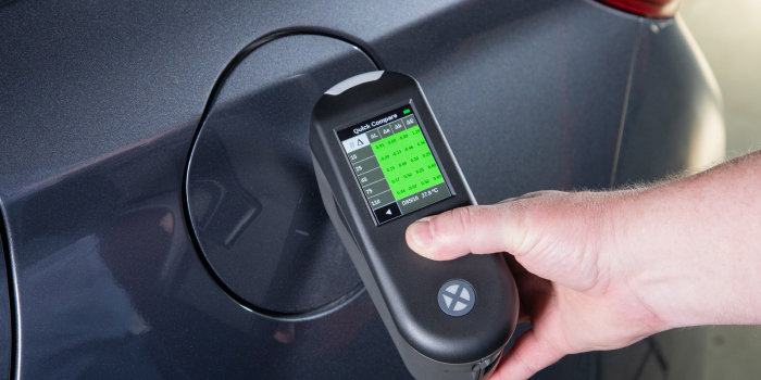 Using the MA-5 QC Multi Angle Spectrophotometer for automotive color measurement