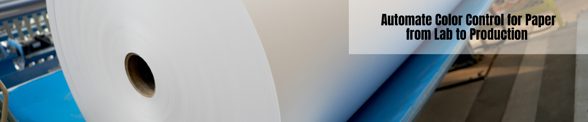 automate color control for paper from lab to production