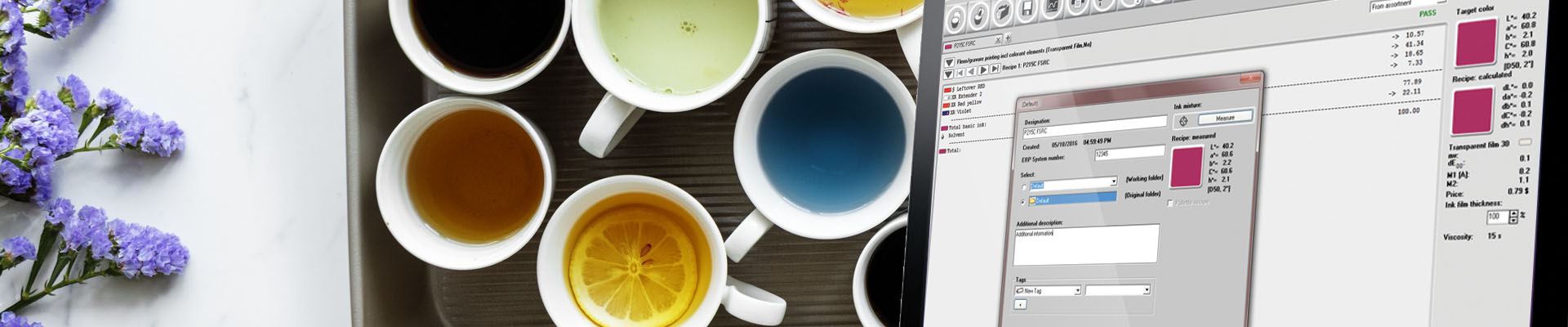 Colorful Cup of Tea Webinar Series with X-Rite and Phoenix - Ink Formulation Software
