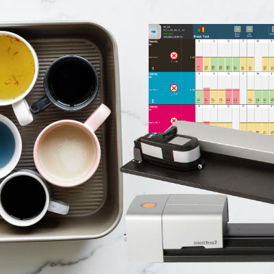 Colorful Cup Of Tea With X Rite And Phoenix Automate Color Control On Press With X Rite Pro Scanning Solutions