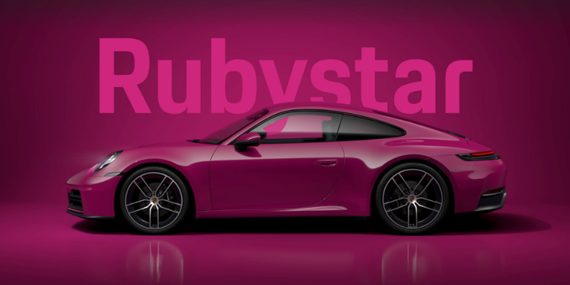 digital color and material workflow by porsche