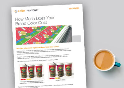 Cost of a Brand Color X-Rite Whitepaper